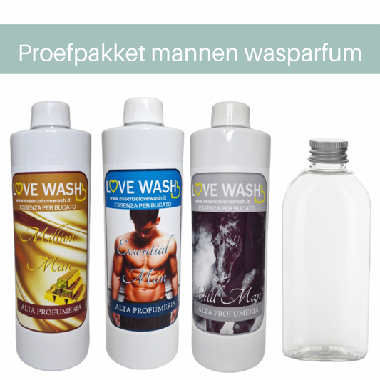Proefpakket | Love Wash mannen collectie 3x 60ml
